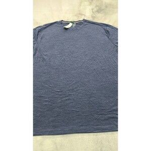01 Algo Men's Size 3XL Blue Kenny Merino Blend Short Sleeve Crew T Shirt NWOT